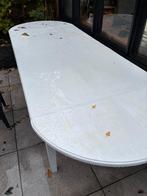 Uitschuifbare Eettafel - 244cm, Ophalen, Gebruikt, Rechthoekig, Kunststof