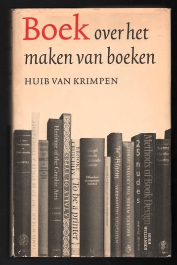 Huib van Krimpen ~ Boek over het maken van boeken ~ 1986 beschikbaar voor biedingen