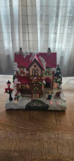 Kersthuis met lichtjes inclusief adapter, Ophalen of Verzenden