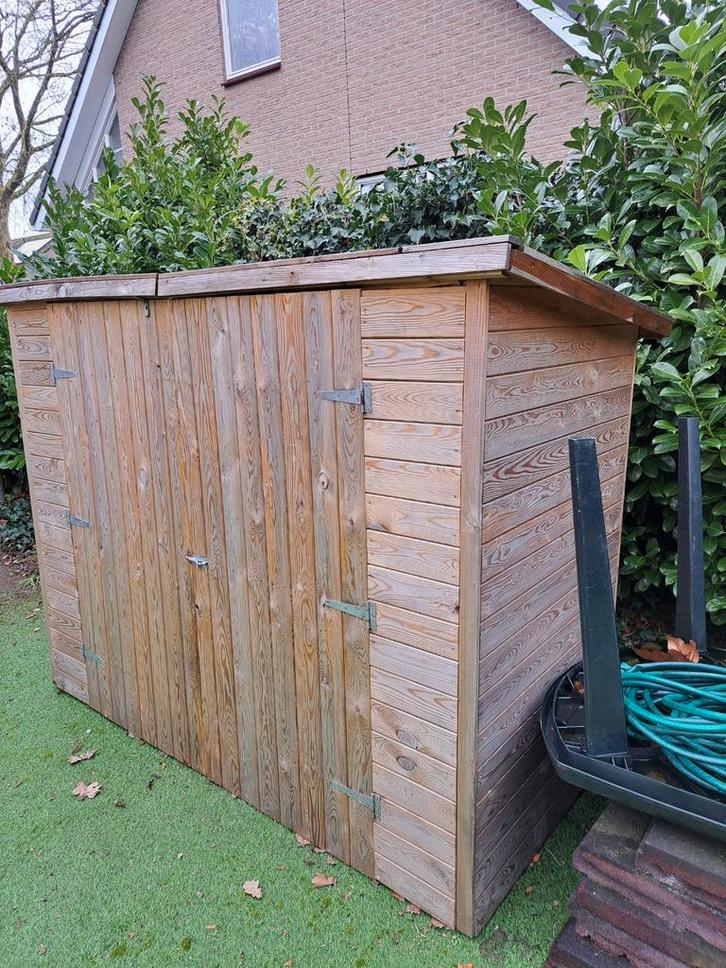 Tuinschuurtje, Tuin en Terras, Tuinhuizen, Gebruikt, Schuur, Minder dan 250 cm, Zonder ramen, Ophalen