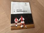 Programmaboekje Ajax - Panathinaikos 1996 Champions League, Verzamelen, Ophalen of Verzenden, Zo goed als nieuw, Ajax, Boek of Tijdschrift