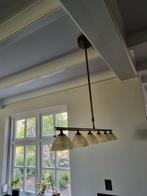 Hang lamp met 6 kelken en bijpassende schemerlamp, Huis en Inrichting, Lampen | Vloerlampen, Klassiek/modern, Glas, Gebruikt, Ophalen