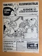 Tom Poes; UNOX rookworst reclame 1966 uit weekblad Revue, Ophalen of Verzenden, Gelezen, Overige typen