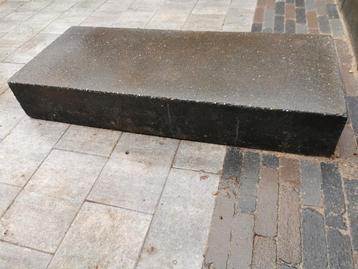Traptrede beton antraciet 100x40x15 cm