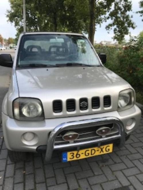 Suzuki Jimny 1.3 Cabrio 4WD 2000 Grijs/goud mett  izgst, Auto's, Suzuki, Particulier, Jimny, 4x4, Airbags, Elektrische buitenspiegels