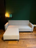 Goossens Key West 3-zits bank + hocker, Huis en Inrichting, Banken | Bankstellen, Ophalen, Driepersoons, 75 tot 100 cm, Zo goed als nieuw