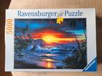 Ravensburger 'Zonsopgang' 5000 stukjes, Hobby en Vrije tijd, Ophalen of Verzenden, Meer dan 1500 stukjes, Gebruikt, Legpuzzel