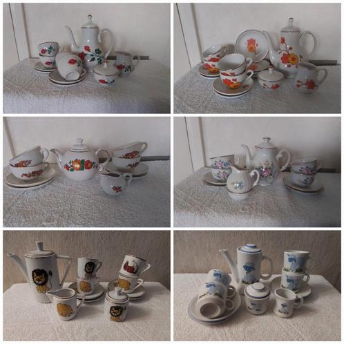 Veel (50 à 60) verschillende sets theeservies/ kinderservies, Verzamelen, Overige Verzamelen, Gebruikt, Ophalen