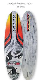 Surfplank - Angulo RS 120 liter, Watersport en Boten, Windsurfen, Gebruikt, Met draagtas, Minder dan 250 cm, Ophalen of Verzenden