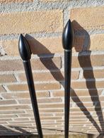 Kant en klaar gordijn, Huis en Inrichting, Stoffering | Gordijnen en Lamellen, Ophalen, 100 tot 150 cm, Bruin, 200 cm of meer