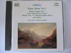 Grieg - Piano 1: Moods - Humoresques - Four Pieces - Sonata, Cd's en Dvd's, Cd's | Klassiek, Kamermuziek, Ophalen of Verzenden