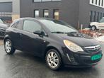 Opel Corsa 1.2 Ecoflex Bi-fuel 83pk 3d 2011 Zwart, Auto's, Voorwielaandrijving, 83 pk, 4 cilinders, 1229 cc