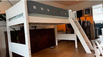 Flexa hoogslaperbed!  inclusief matras & handleiding- 90x200 beschikbaar voor biedingen