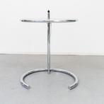 1 x ClassiCon Eileen Gray Bijzettafel Zwart - Chroom, Overige materialen, Rond, Ophalen of Verzenden, Zo goed als nieuw