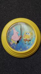 Spongebob Wandklok - 24 cm, Huis en Inrichting, Ophalen of Verzenden, Gebruikt, Analoog, Wandklok