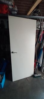 Witte deur, gebruikt, Doe-het-zelf en Verbouw, Deuren en Horren, Ophalen, Gebruikt, 80 tot 100 cm, Binnendeur