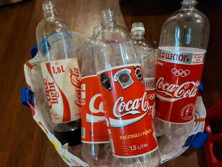 Coca Cola Plastic Flessen - Diverse Landen, Verzamelen, Merken en Reclamevoorwerpen, Gebruikt, Verpakking, Ophalen of Verzenden