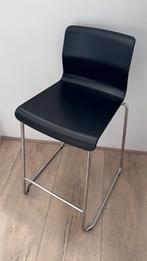 Ikea barkruk Glenn 2 stuks zwart, Ophalen, Kunststof, 60 tot 90 cm, Zo goed als nieuw
