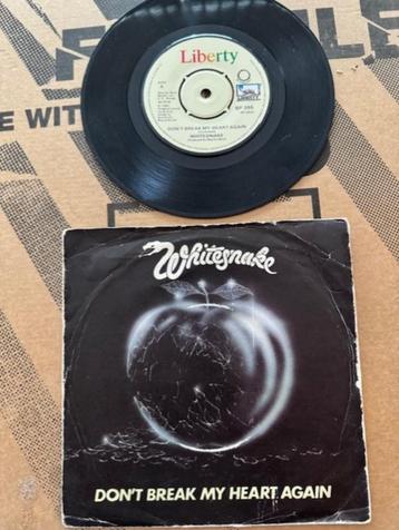 WHITESNAKE - don't break my heart again 7 INCH VINYL SINGLE beschikbaar voor biedingen