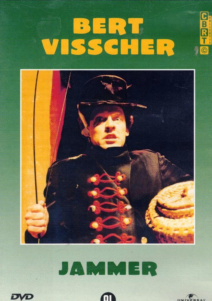 Bert Visscher - Jammer, Cd's en Dvd's, Dvd's | Cabaret en Sketches, Zo goed als nieuw, Stand-up of Theatershow, Alle leeftijden