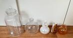 4x NIEUWE  Fidrio vazen + een unieke Fidrio Bubbles candypot, Ophalen of Verzenden, Nieuw, Glas, Minder dan 50 cm