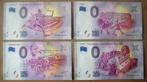 4 verschillende 0 euro bankbiljetten (UNC), Postzegels en Munten, Bankbiljetten | Europa | Eurobiljetten, Verzenden, Overige landen