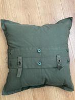 Army kussen 50x50cm, Huis en Inrichting, Woonaccessoires | Kussens, Ophalen of Verzenden, Zo goed als nieuw, Groen, Vierkant