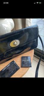 Claudio Ferrici Vintage Lak Schoudertas, Ophalen of Verzenden, Zo goed als nieuw, Zwart, Schoudertasje