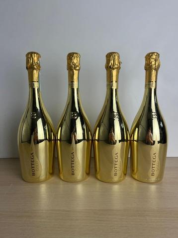 4x Bottega Prosecco Gold beschikbaar voor biedingen
