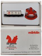 MÄRKLIN Z wagon 50 jaar speelgoedbeurs met hobbelpaard, Hobby en Vrije tijd, Ophalen of Verzenden, Zo goed als nieuw, Wagon, Märklin