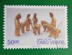 Cabo Verdi 1991 pz kerst, Overige landen, Verzenden, Gestempeld
