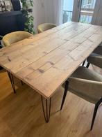 Steigerhouten tafel, Huis en Inrichting, Tafels | Eettafels, Ophalen, 200 cm of meer, 50 tot 100 cm, Vijf personen of meer