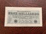 Duirsland hele mooie een miljard mark 1923, Postzegels en Munten, Bankbiljetten | Europa | Niet-Eurobiljetten, Ophalen of Verzenden