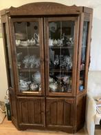 Mooie houten vitrinekast, Ophalen of Verzenden