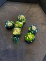 Set van  DND dobbelstenen - Groen/Blauw, Ophalen, Zo goed als nieuw