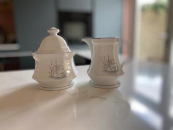 Vintage Winterling Bavaria roomstel - zwaandecor beschikbaar voor biedingen