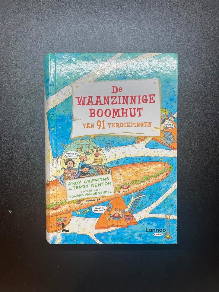 Terry Denton - De waanzinnige boomhut van 91 verdiepingen, Boeken, Kinderboeken | Jeugd | onder 10 jaar, Zo goed als nieuw, Fictie algemeen