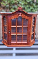 vintage wandvitrinekast, Huis en Inrichting, Kasten | Vitrinekasten, Ophalen, Barok, Glas, 50 tot 100 cm
