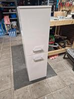 Badkamerkast zwevend hooglans wit, Ophalen, (Half)hoge kast, Minder dan 50 cm, Zo goed als nieuw