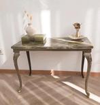Franse onyx tafel | Antieke tafel | marmer tafel, Huis en Inrichting, Ophalen, Gebruikt, Rechthoekig