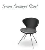 Eetkamerstoel Tonon Concept Chair Soft Touch 6x., Ophalen, Overige materialen, Gebruikt, Tonon Concept Chair Soft Touch