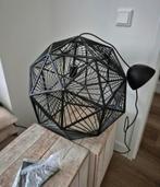 Philips hanglamp mohair zwart, Huis en Inrichting, Lampen | Lampenkappen, Ophalen, Zo goed als nieuw, Zwart, Rond