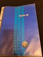 Alfa romeo alfa 75 folder, Ophalen of Verzenden, Nieuw