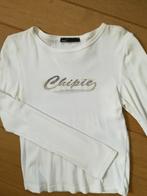 CHIPIE wit t- shirt maat S, Wit, Ophalen of Verzenden, Zo goed als nieuw, Korte mouw
