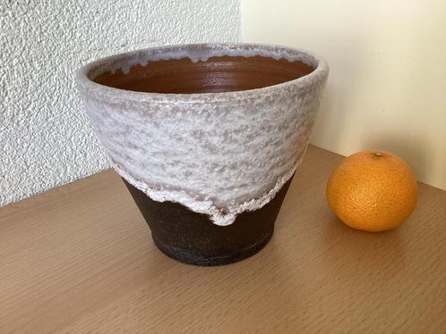 Vintage fat lava bloempot,hoog 11 cm, Antiek en Kunst, Antiek | Vazen, Ophalen of Verzenden