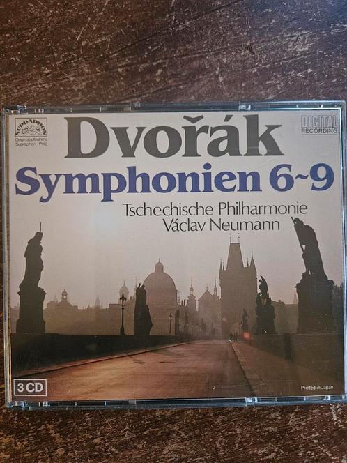 Dvořák Symfonieën 6-9 - Neumann - 3CD Boxset, Cd's en Dvd's, Cd's | Klassiek, Zo goed als nieuw, Orkest of Ballet, Romantiek, Boxset