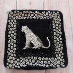 Panter kussenhoes, Ophalen of Verzenden, Zo goed als nieuw, Zwart, Vierkant