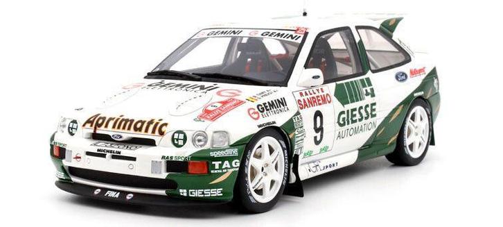 Ford Escort RS Cosworth G A. White B. Thiry #9 San Remo '94, Hobby en Vrije tijd, Modelauto's | 1:18, Nieuw, Auto, OttOMobile