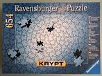 Ravensburger puzzel Krypt Zilver 654 stukjes, nr: 159742., Ophalen, 500 t/m 1500 stukjes, Zo goed als nieuw, Legpuzzel