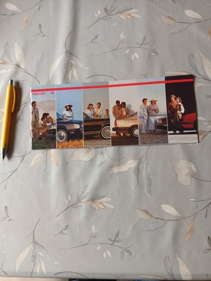 Mercury programma 1985; Ford, Boeken, Auto's | Folders en Tijdschriften, Zo goed als nieuw, Ford, Ophalen of Verzenden